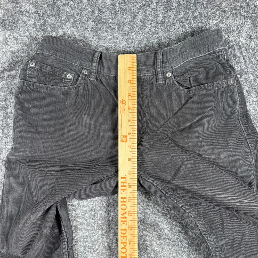 Lot of 2 Banana Republic Pima Cotton Corduroy Pants Men's Fit 30x25.5 Black Tan